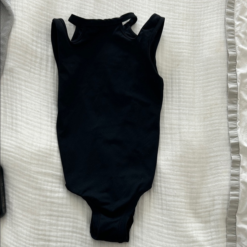 Five the label black leotard